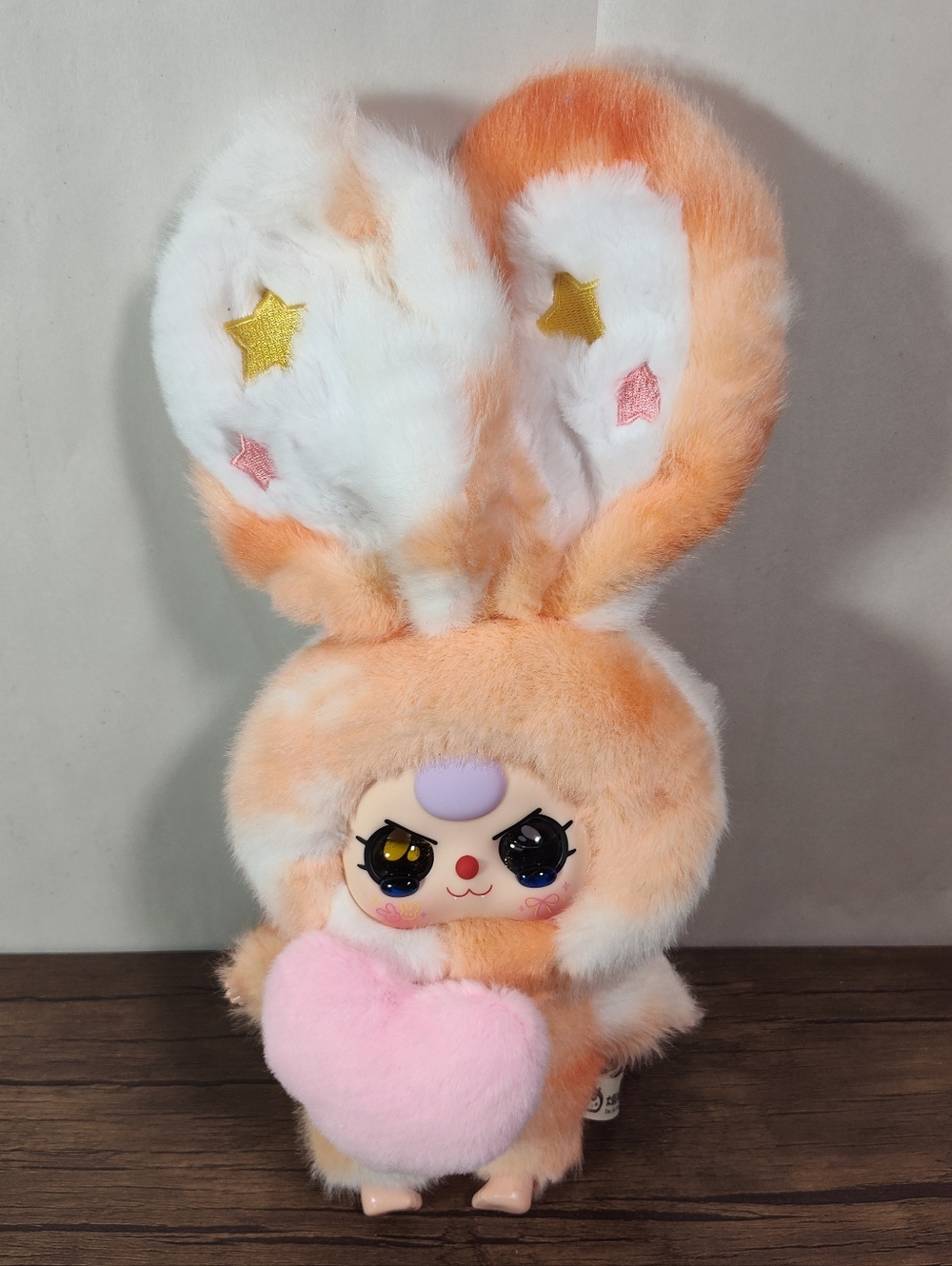Baby Three Lily Rabbit Town V3 Plush Orange/White- Crying Eyes-  Rare Eyes